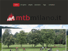 Tablet Screenshot of mtbmilano.it